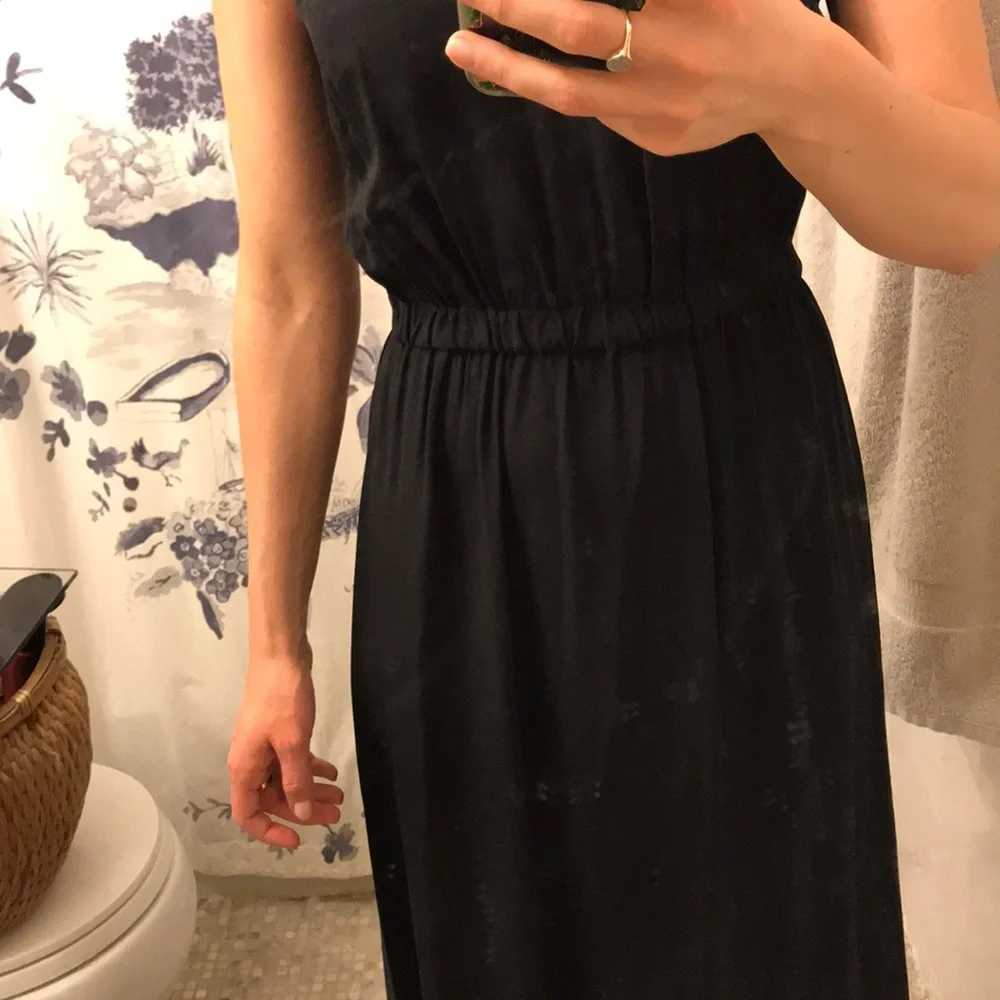 Cynthia Vincent black silk maxi dress - Picture 3 of 7